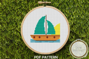 Aqua Sail Boat Modern Cross Stitch: A Designer’s Review