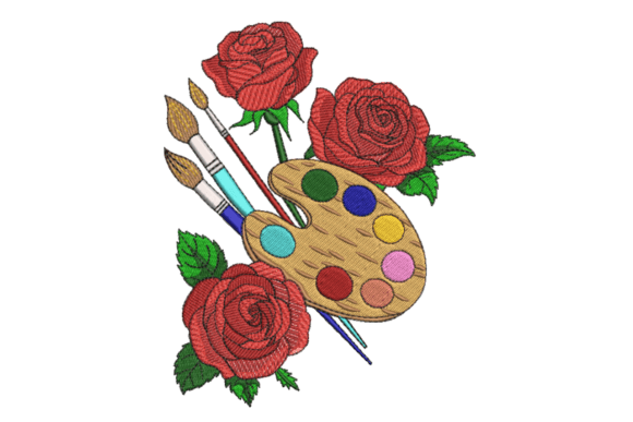 Artist Palette Roses
