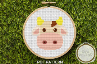 Brown Blanche Cow Modern Cross Stitch Review