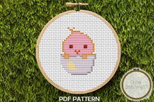 Chick in Egg Modern Cross Stitch Pattern Review