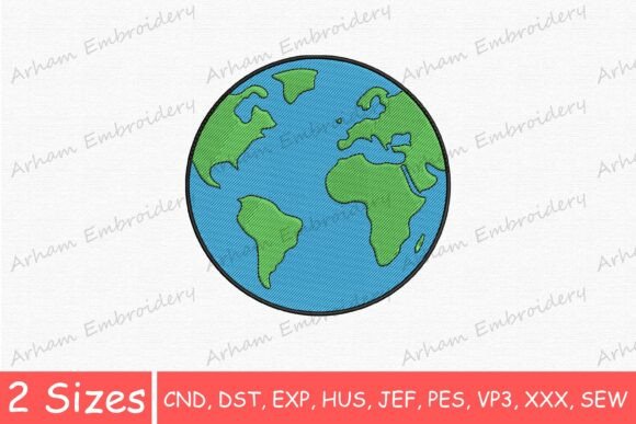 Colorful Earth Globe: A Vibrant Statement for Boutique Sweatshirts