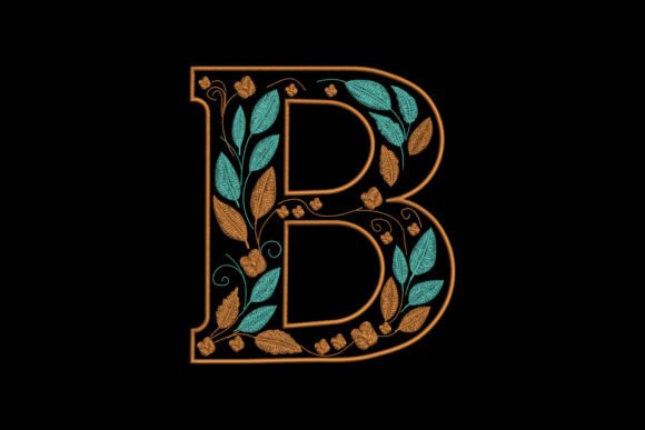 Floral Alphabet Letter B: A Seasonal Embroidery Review for Holiday & School Projects