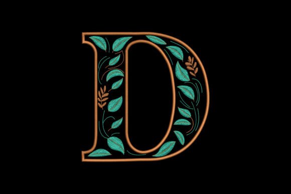Floral Alphabet Letter D: A Designer’s Review for Business Branding