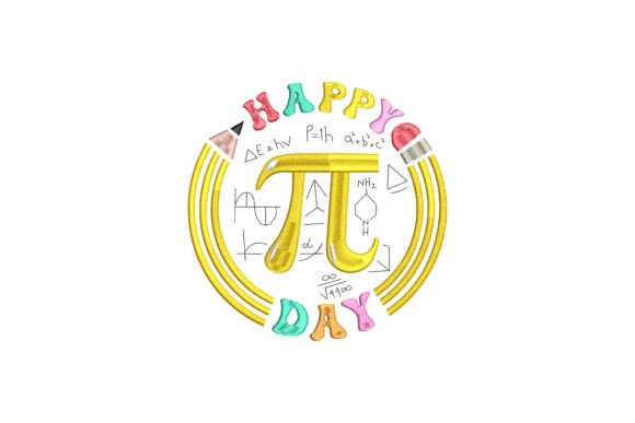 Happy Pi Day: A Charming Addition to Seasonal Embroidery Collections