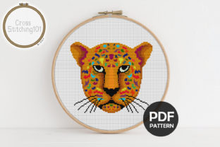 Jaguar Face Modern Cross Stitch Pattern Review