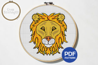 Lion Face Modern Cross Stitch Pattern Review