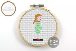 Pregnant Woman Modern Cross Stitch: A Designer’s Review for Business Use