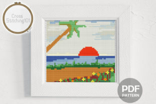 Sunset Scene Modern Cross Stitch Pattern Review