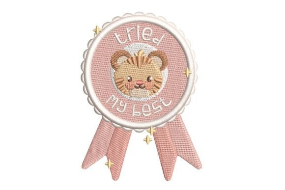 Tried My Best, Tiger Award Embroidery Design Review